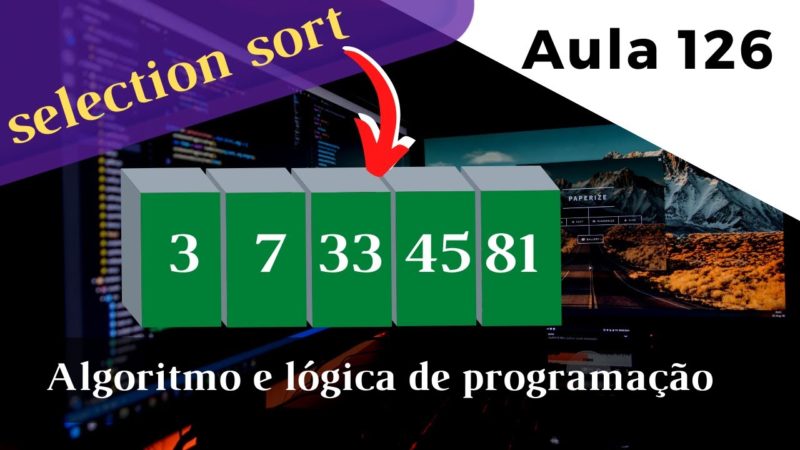 Algoritmo e Lógica de programação com Portugol Studio - Ordenação Bubble  Sort { Vídeo 15} 